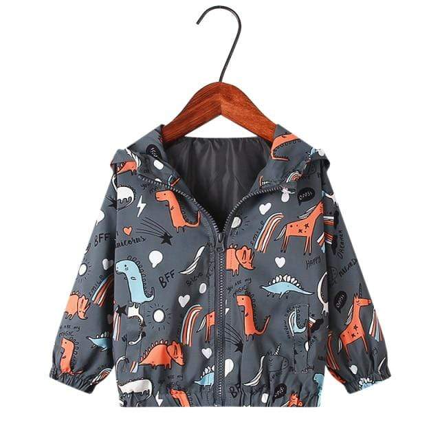 Cartoon Print Kids Hoodie - Image 3