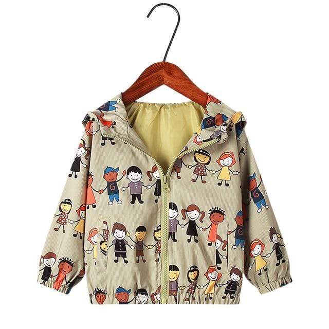 Cartoon Print Kids Hoodie - Image 4