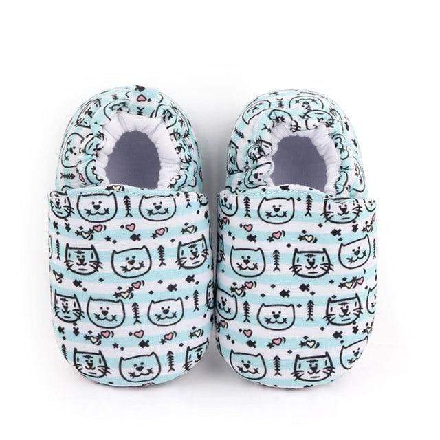 Cartoon Print Pre-walker Baby Shoes - Image 3