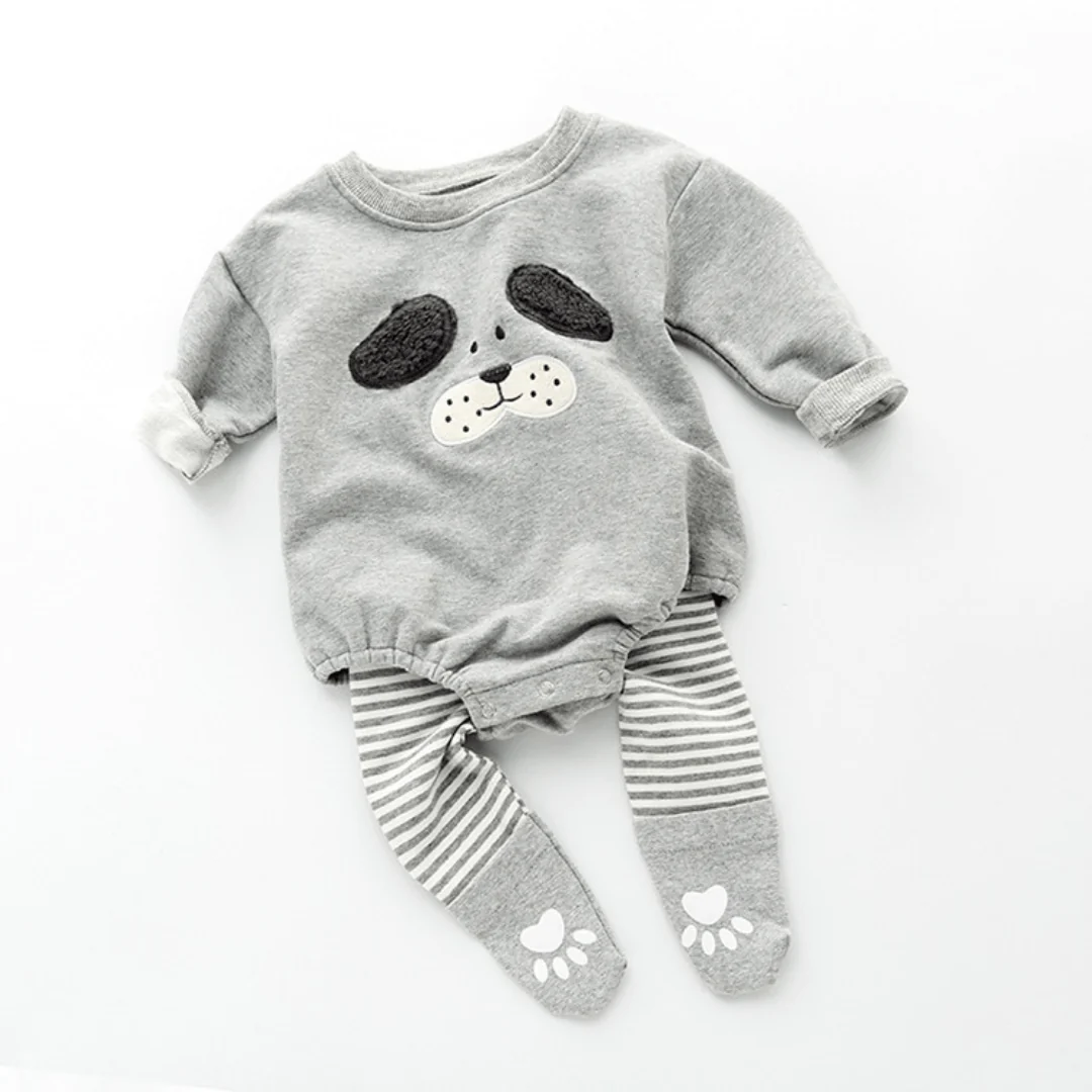 Cartoon Puppy Baby Romper - Image 11