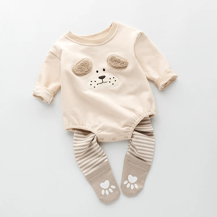 Cartoon Puppy Baby Romper - Image 12