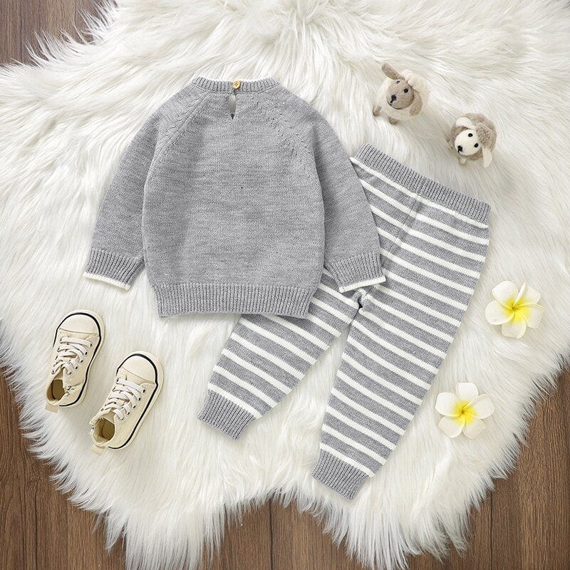 Cartoon Sheep Baby Tracksuit Set - Image 4