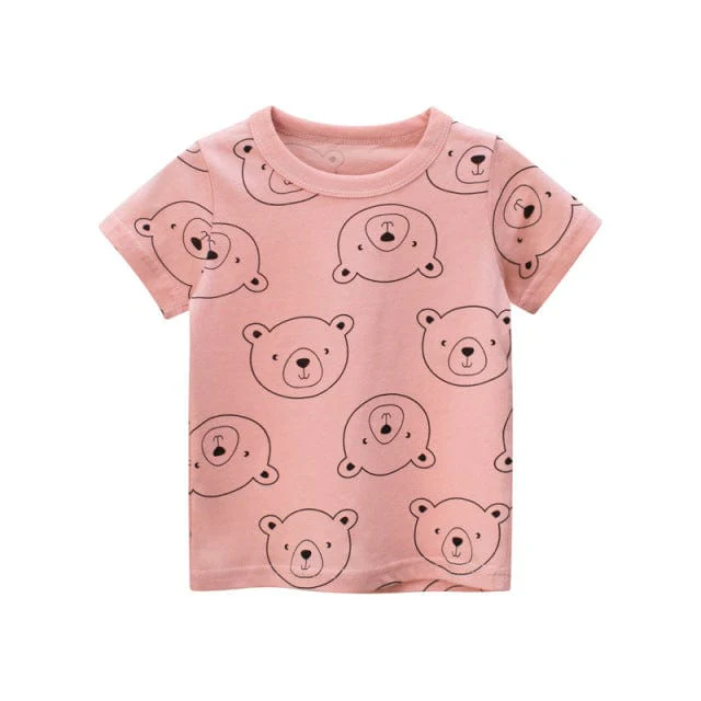 Cartoon Short Sleeve Kids T-Shirt - Image 11