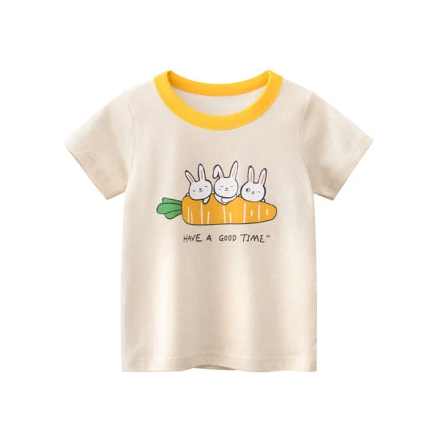 Cartoon Short Sleeve Kids T-Shirt - Image 15