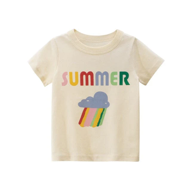Cartoon Short Sleeve Kids T-Shirt - Image 3
