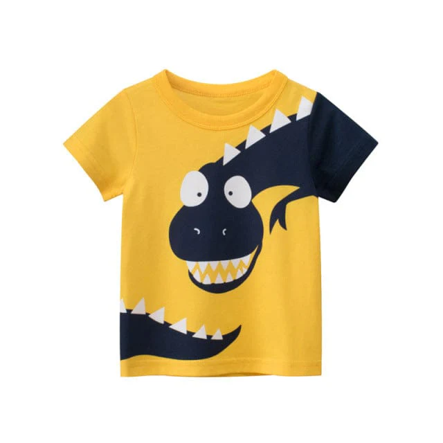 Cartoon Short Sleeve Kids T-Shirt - Image 8