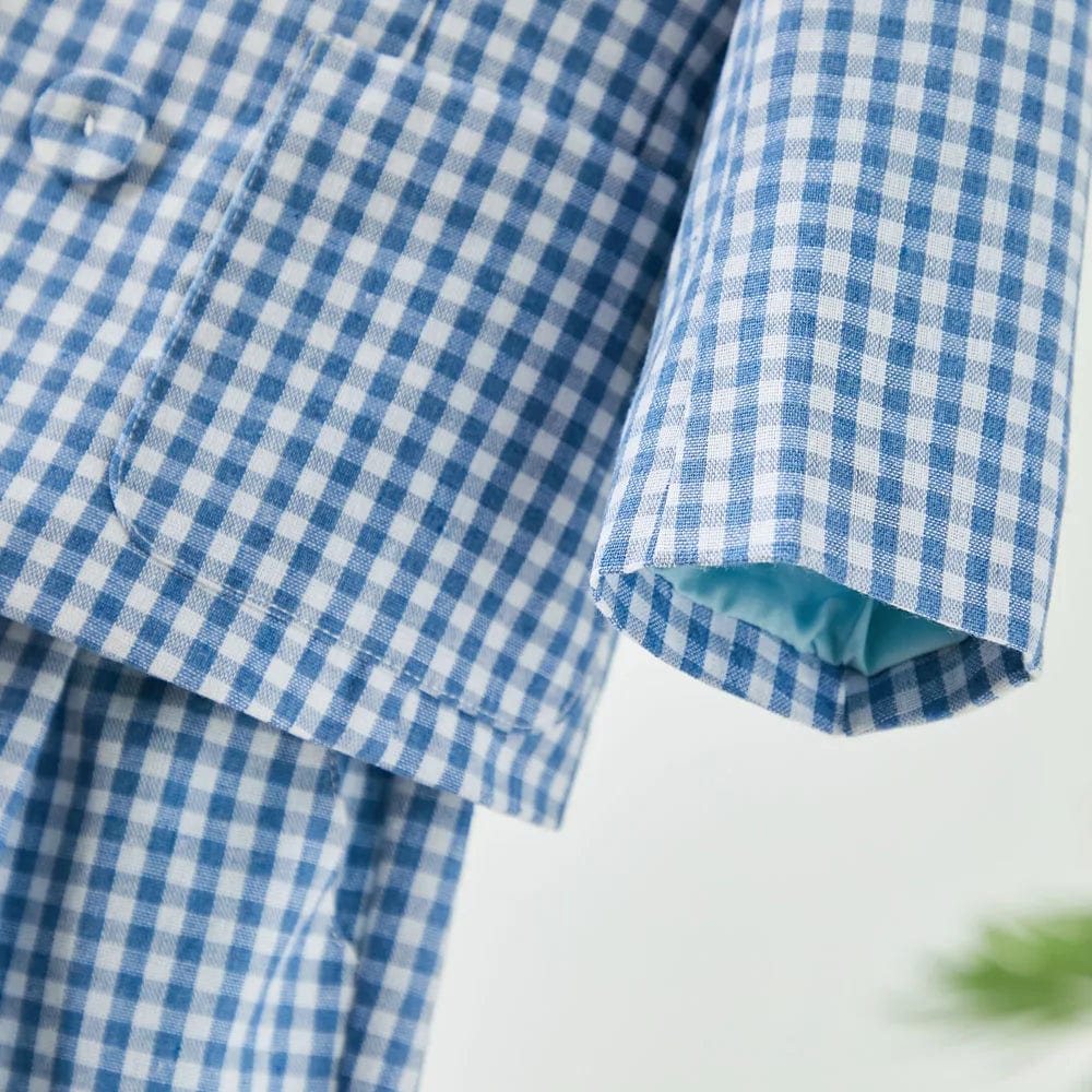 Checkered Formal Outfit with Bow Tie - Image 7