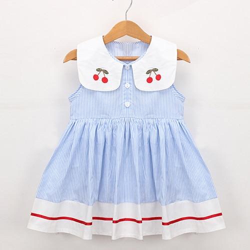 Cherry Collar Dress - Image 4