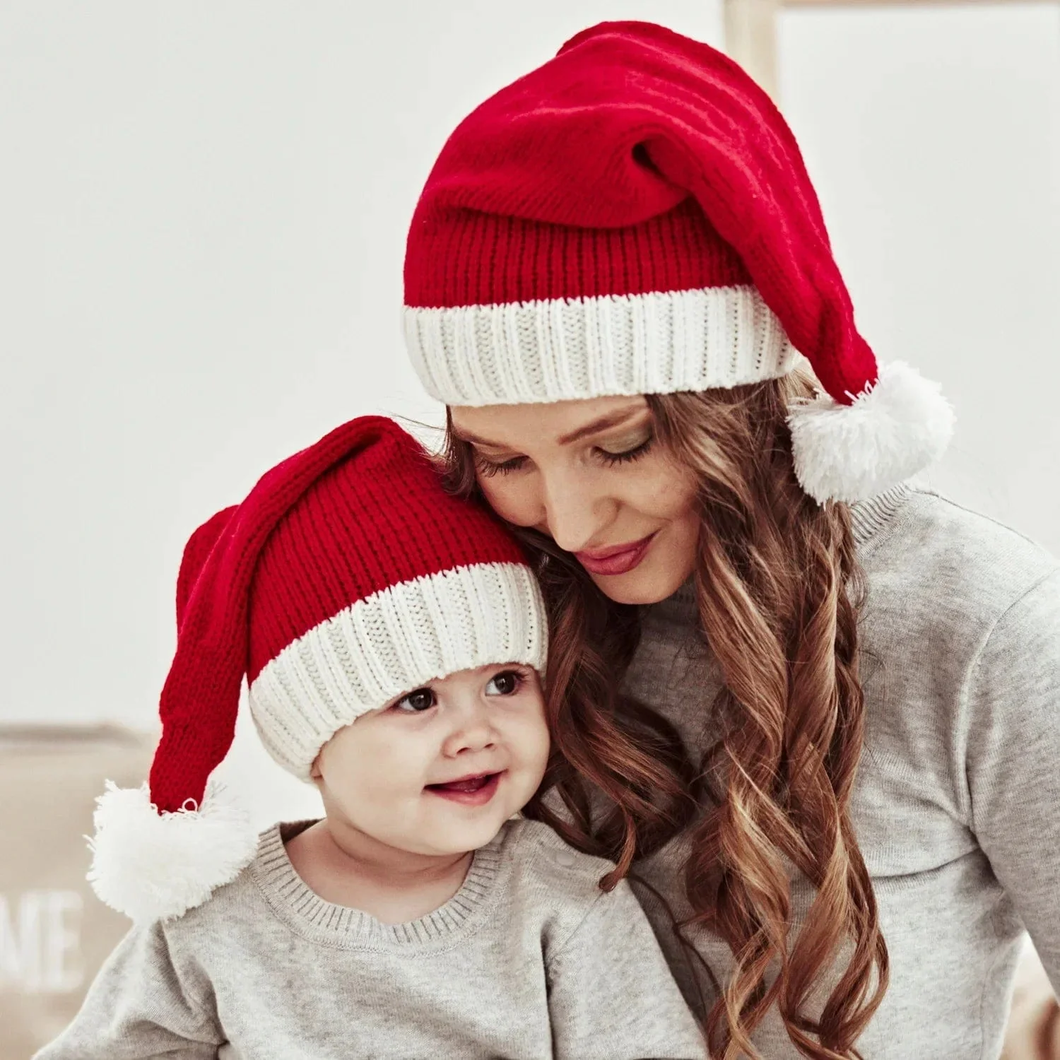 Christmas Knitted Santa Hat - Image 3