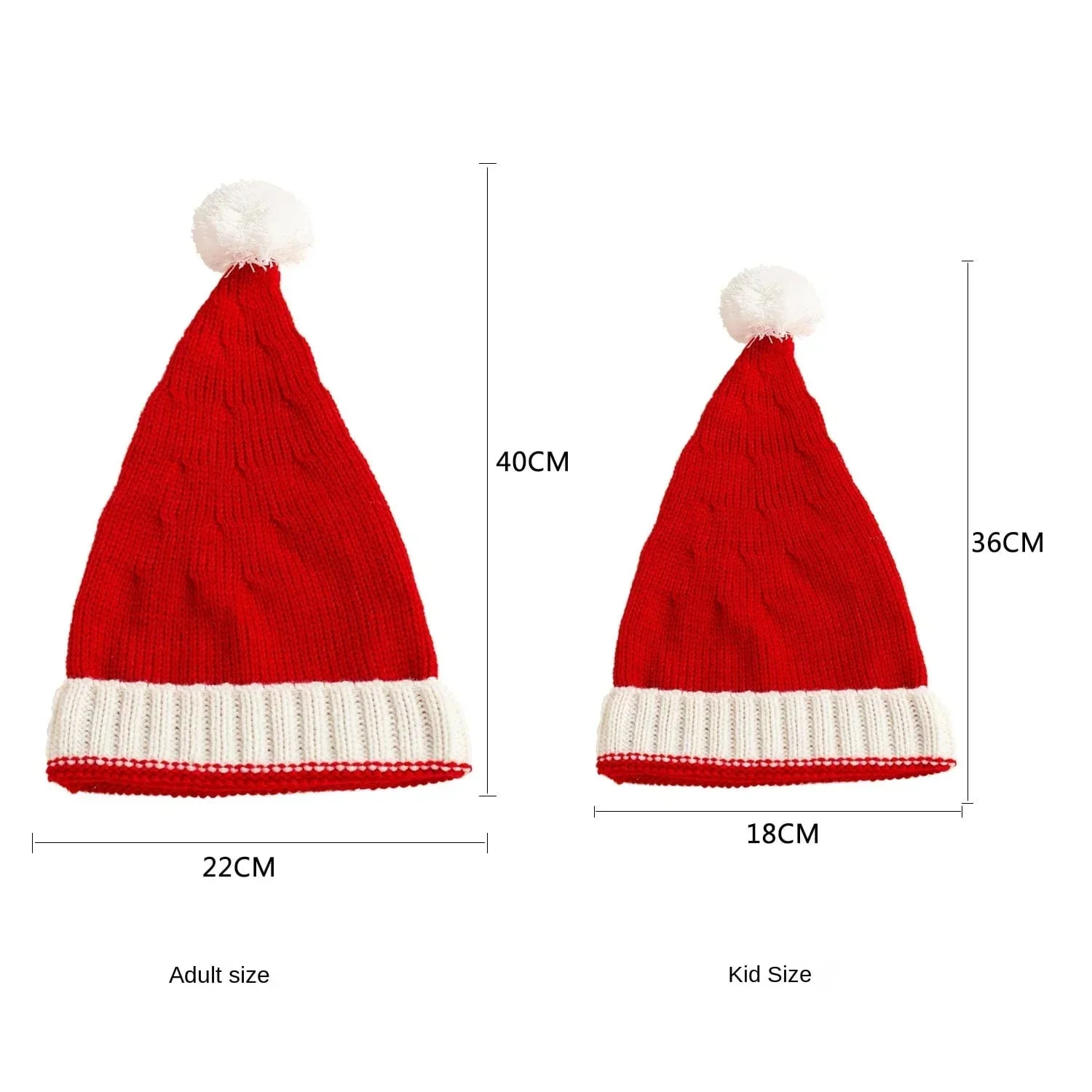 Christmas Knitted Santa Hat - Image 7