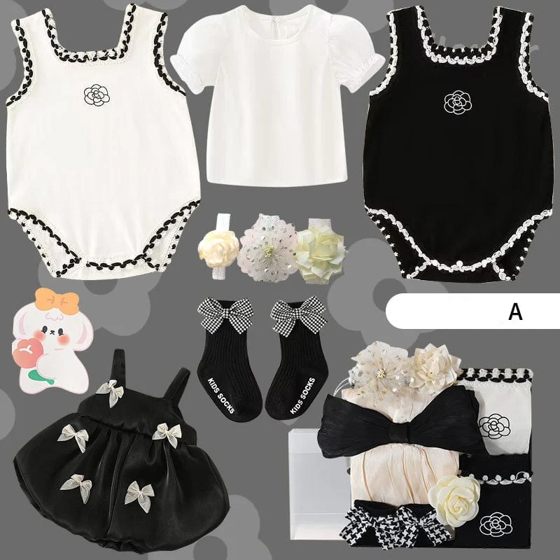 Classic Black and White Baby Gift Box - Image 3