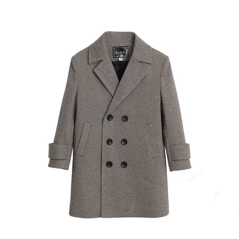 Classic Double-Breasted Peacoat - Image 3