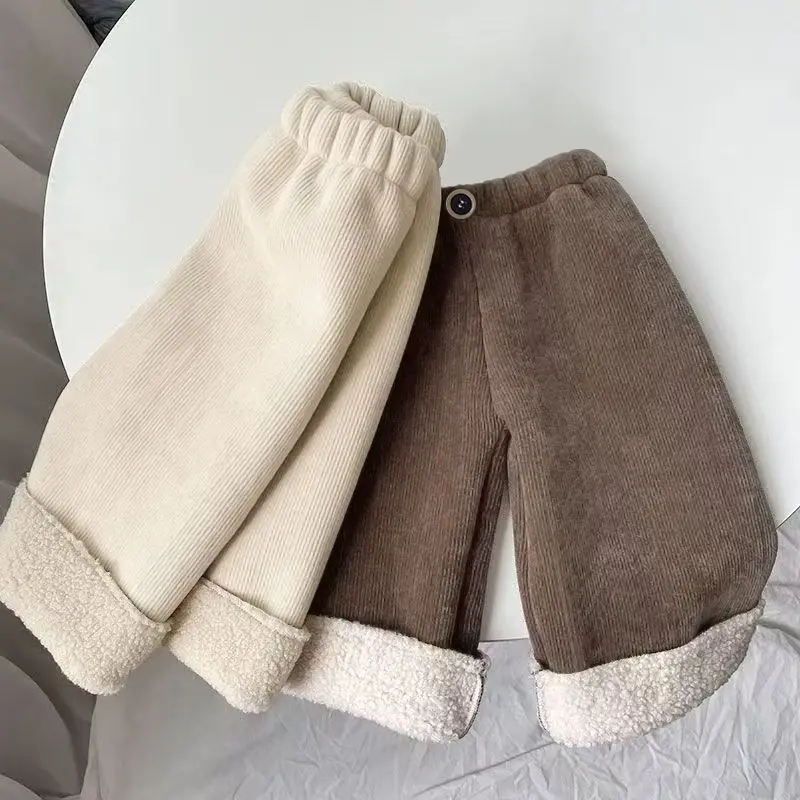 CloudLuxe Fleece-Lined Wide-Leg Pants - Image 2