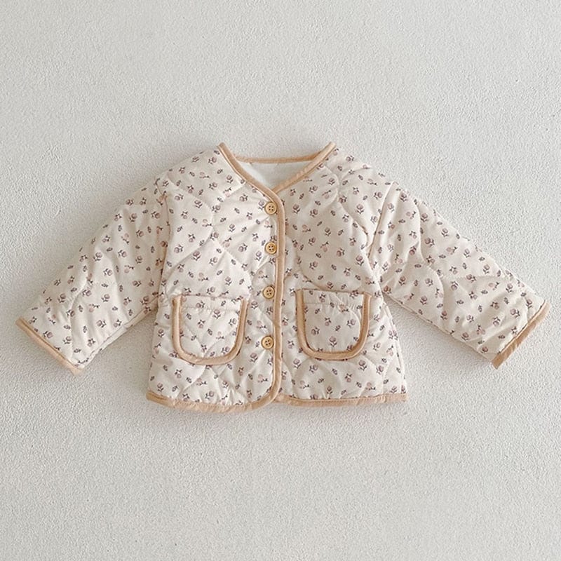 Floral Jacket with Fleece Lining - Image 4