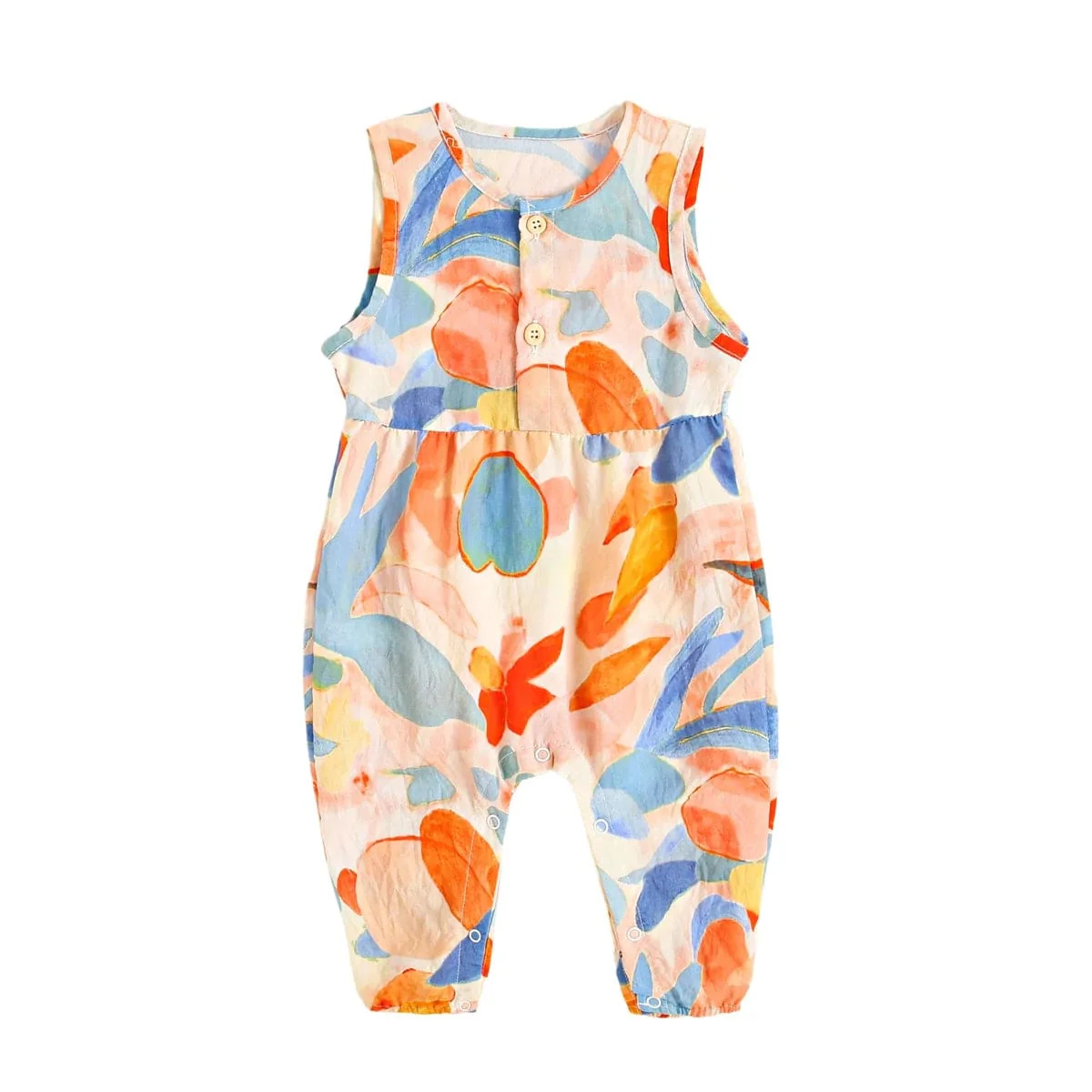 Colorful Floral Baby Rompers - Image 8
