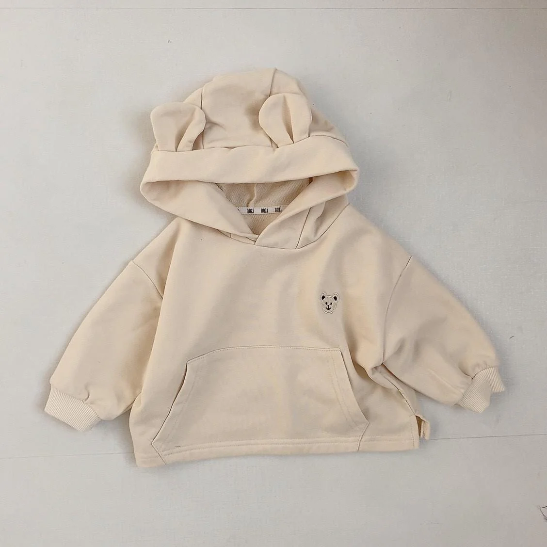 Cozy Baby Bear Ear Sweatshirt - Image 2