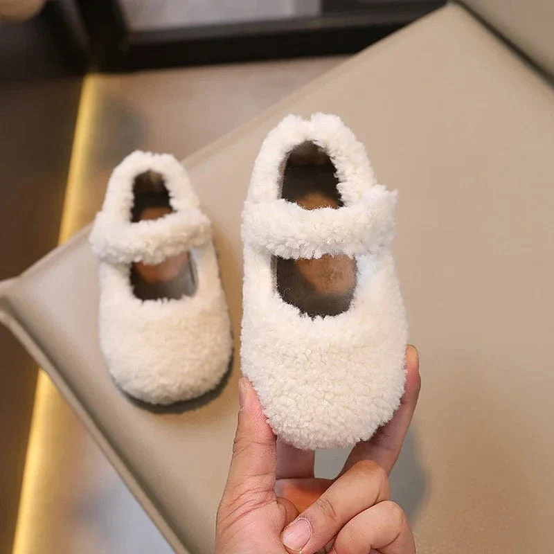 Cozy Fleece Mary Jane Shoes - Image 6