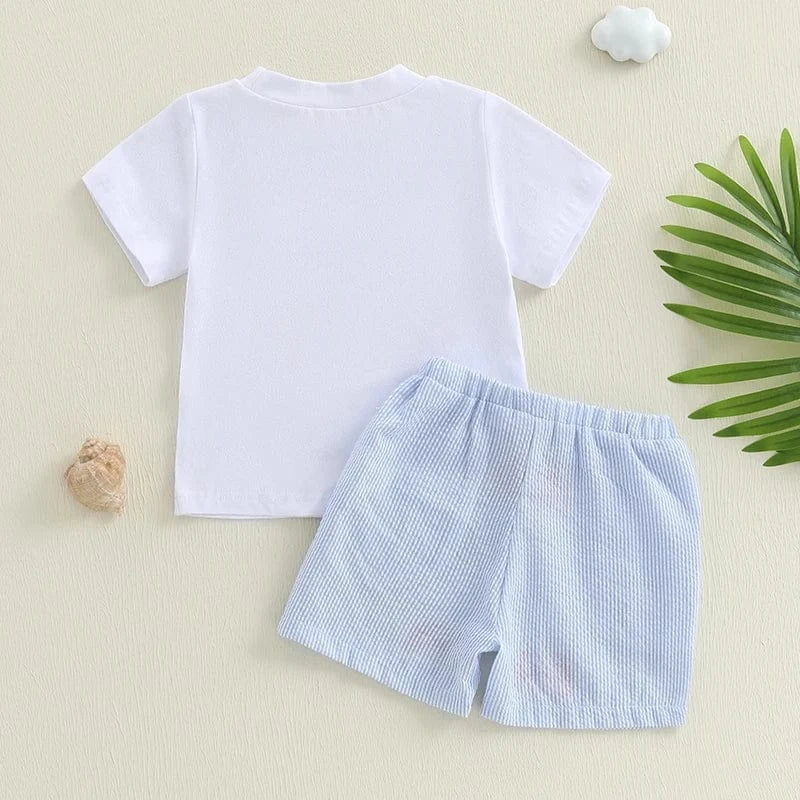 Crab & Crawfish Print Shorts Set - Image 2