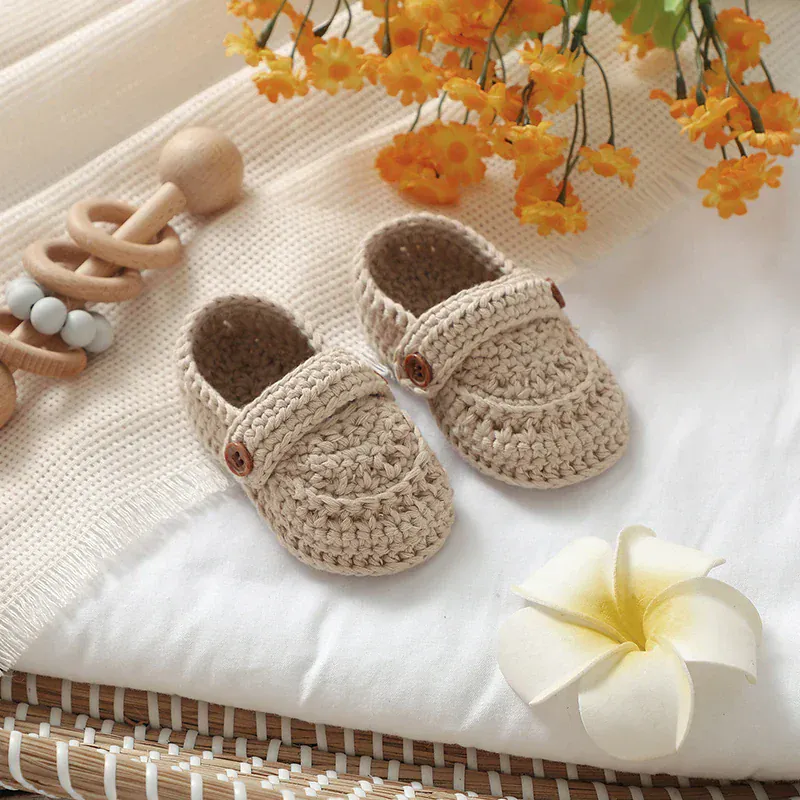 Crochet Knit Baby Shoes - Image 3