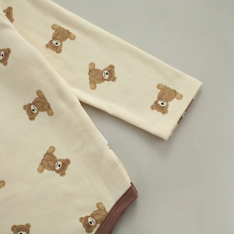 Cute Cartoon Print Baby Rompers - Image 6