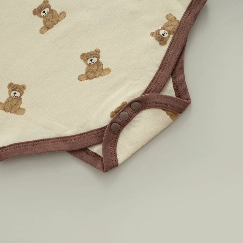 Cute Cartoon Print Baby Rompers - Image 7