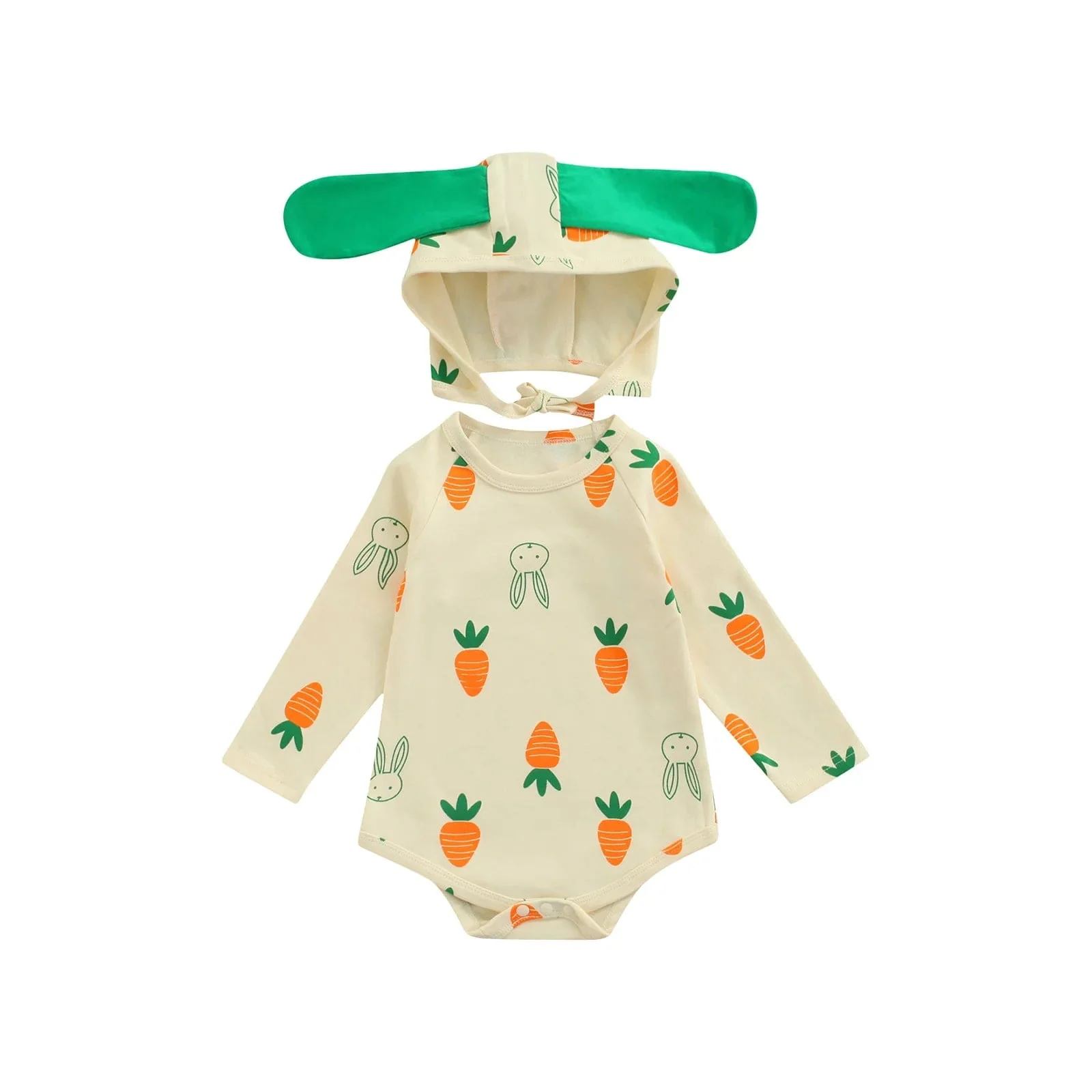 Cute Cartoon Print Baby Rompers - Image 9