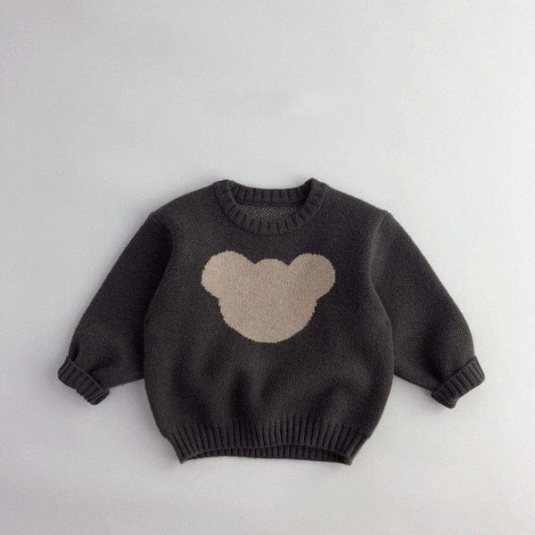 Cartoon Bear Knitted Sweater - Image 4