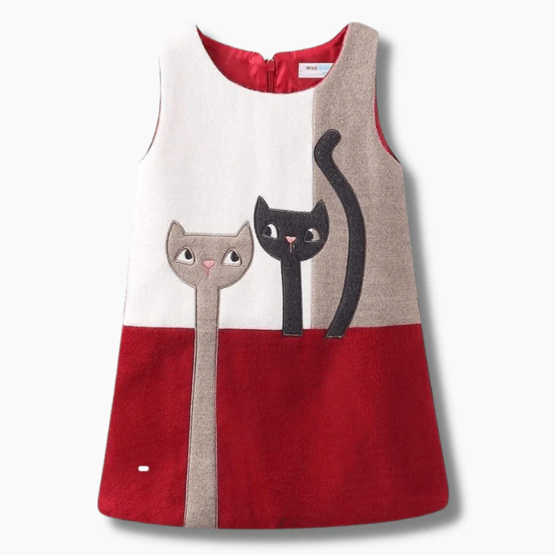 Cute Cats A-Lined Dress - Image 2