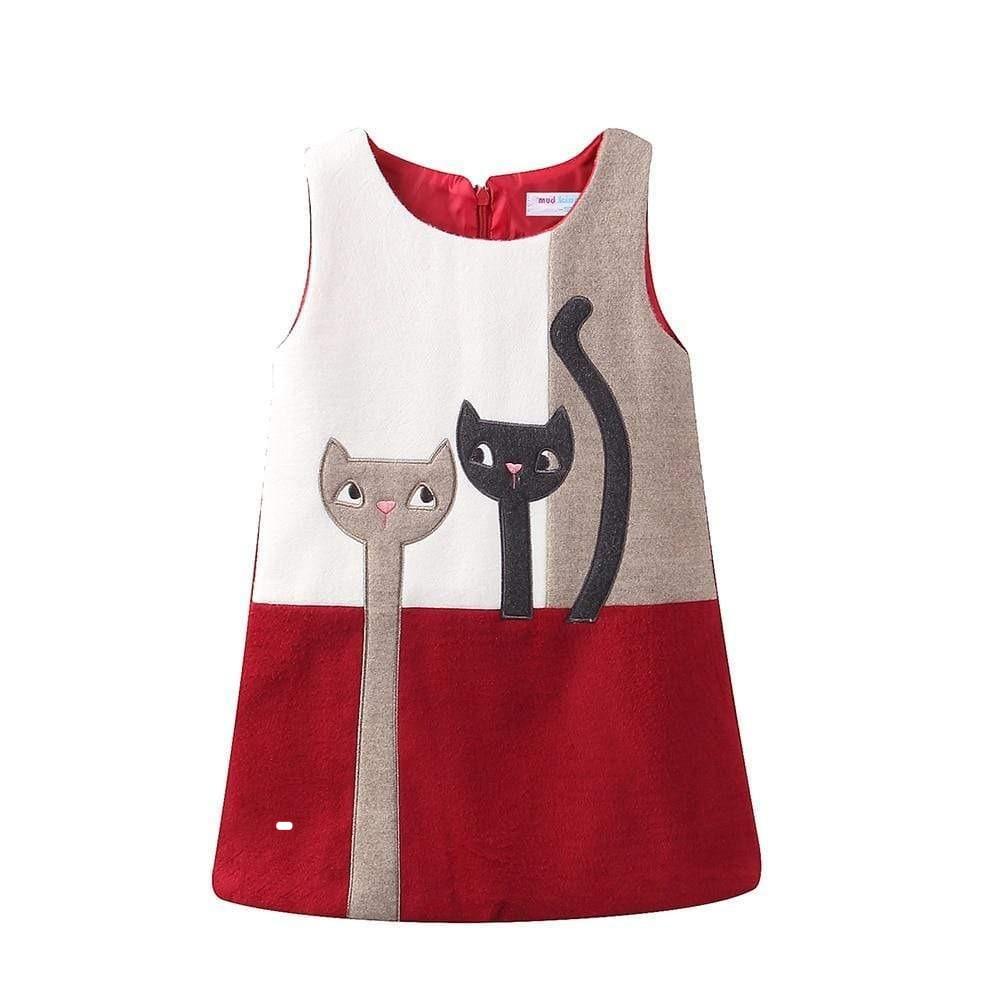 Cute Cats A-Lined Dress - Image 3