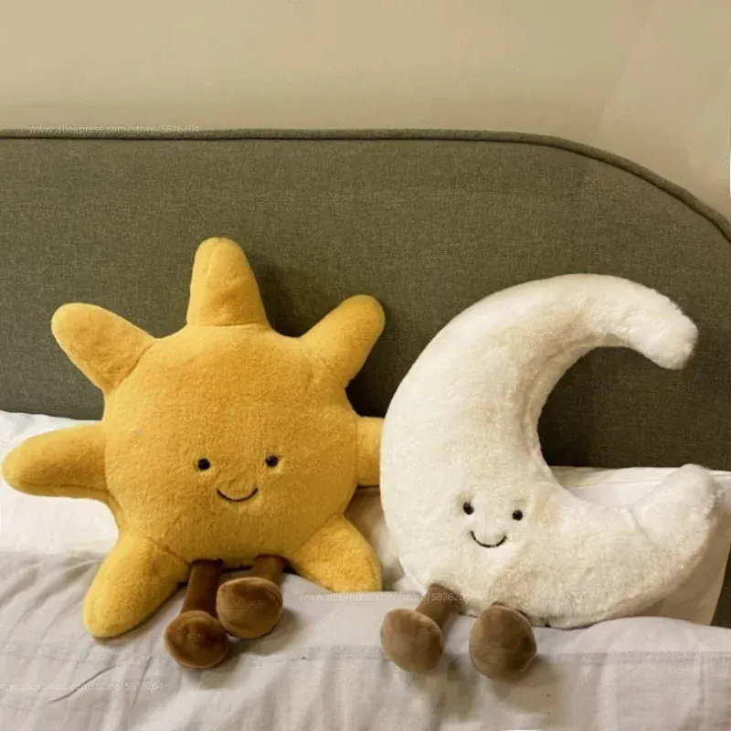 Cute Moon & Sun Plush Pillow - Image 4