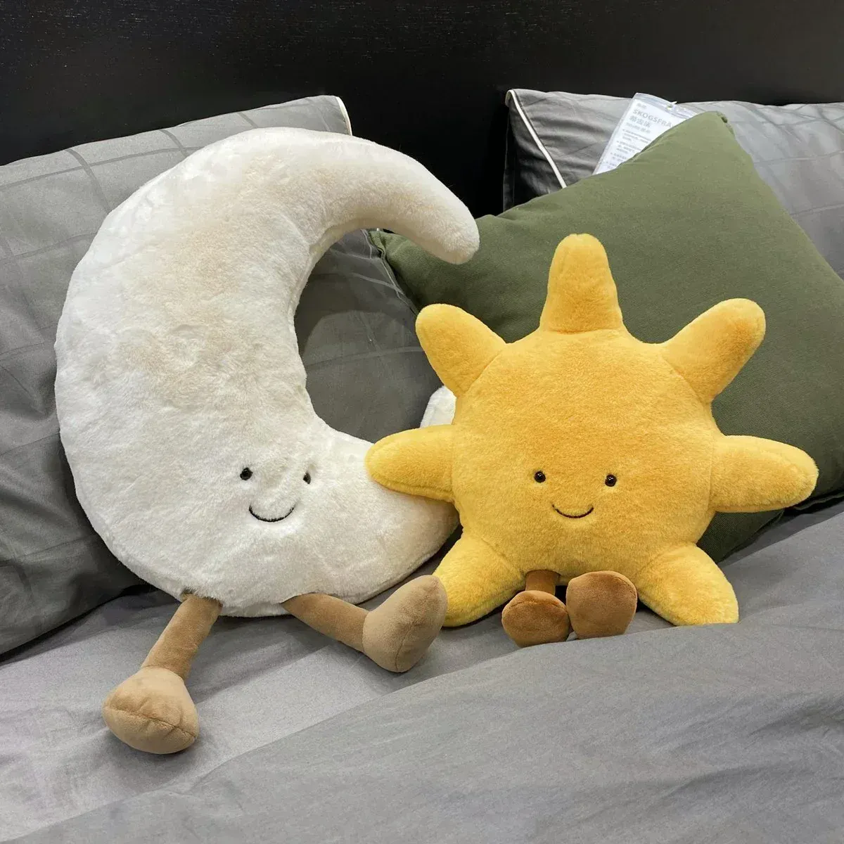 Cute Moon & Sun Plush Pillow - Image 5