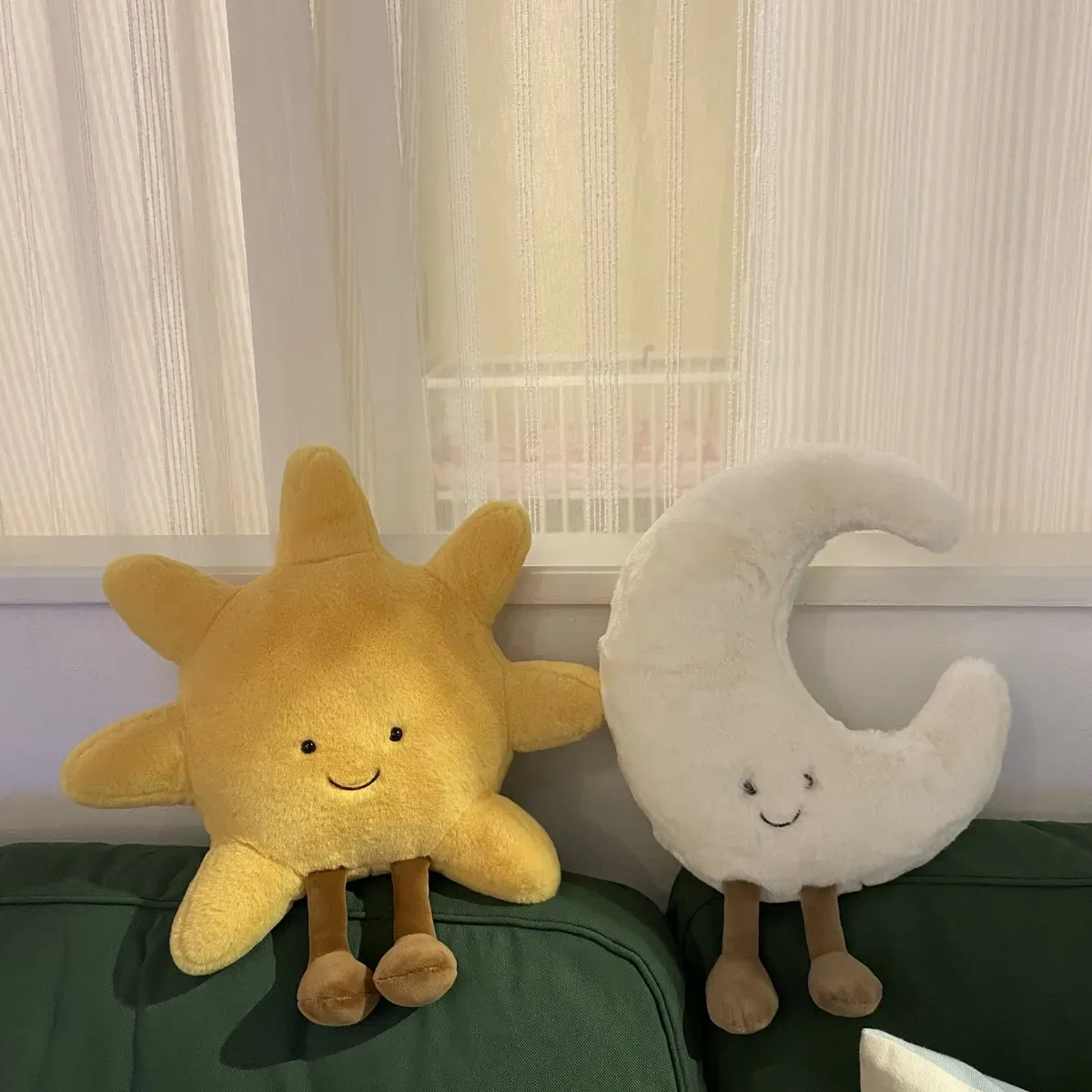 Cute Moon & Sun Plush Pillow - Image 6