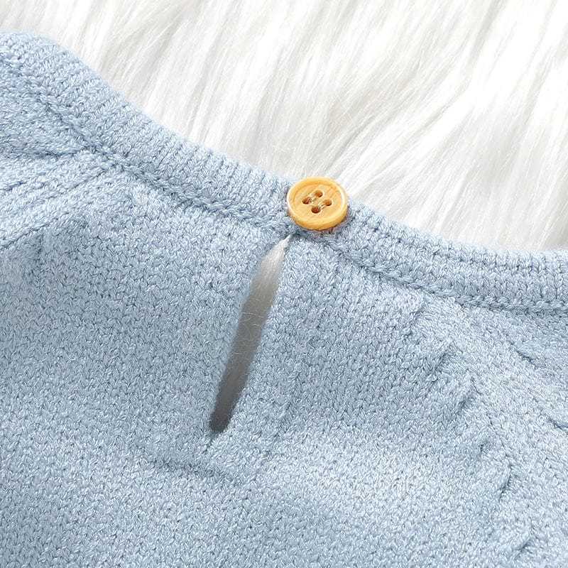 Cute Puppy Style Knitted Baby Romper - Image 6