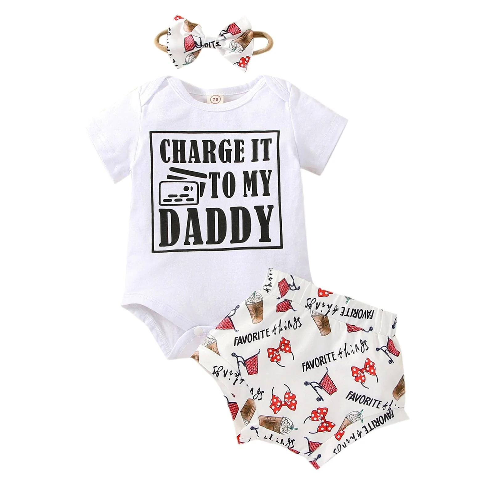 Daddy In Charge Baby Girl Outfit - Image 4
