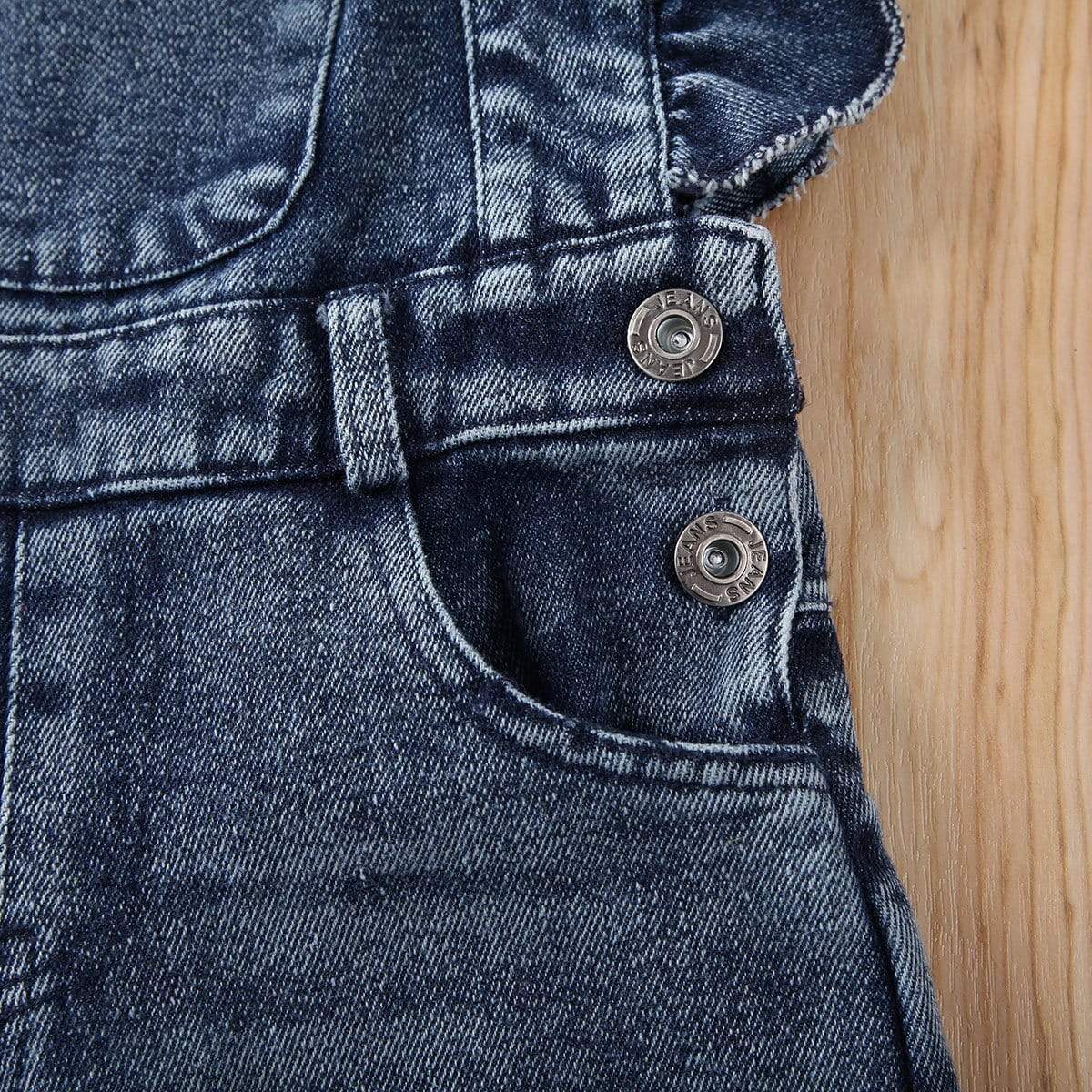 Denim Suspender Pants Outfit - Image 5