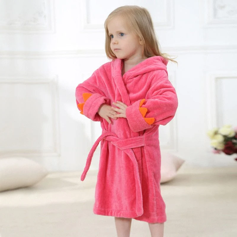 Dinosaur Hooded Dressing Gown - Image 4
