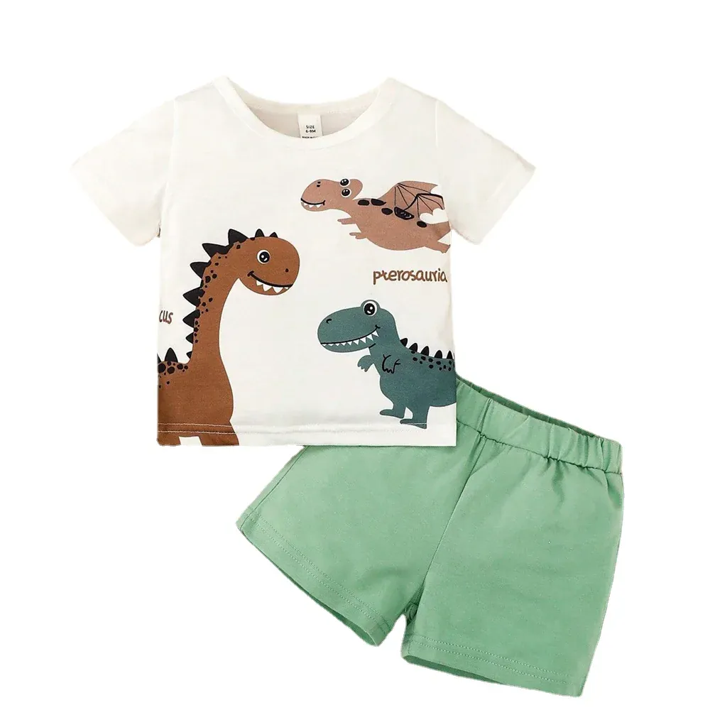Dinosaur Print T-Shirt & Shorts Set - Image 8
