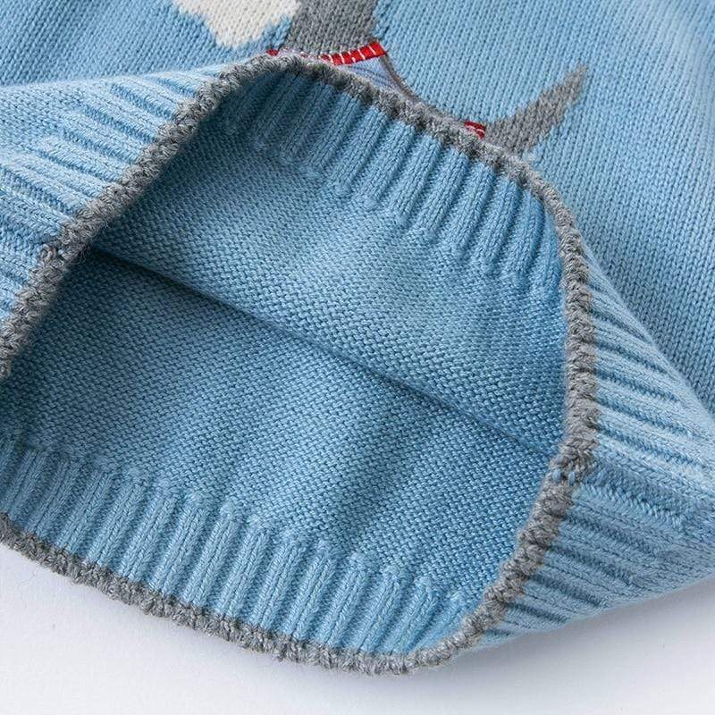 Dog Print Knit Sweater Vest - Image 5