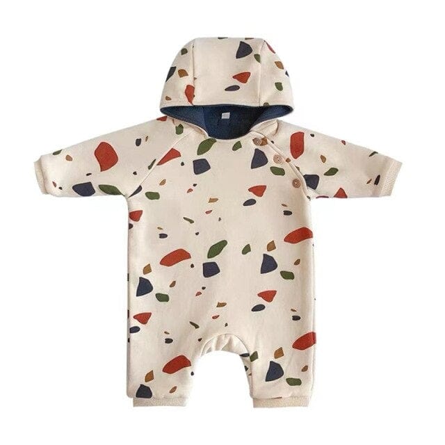 Double-Layer Hooded Romper - Image 4