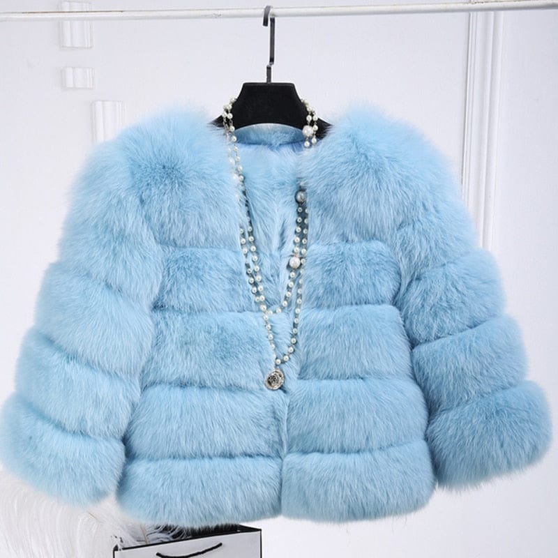 Elegant Faux Fur Jacket - Image 8