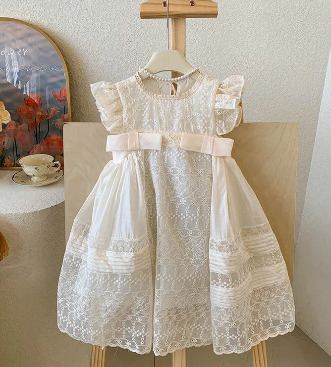 Elegant White Lace Dress - Image 4