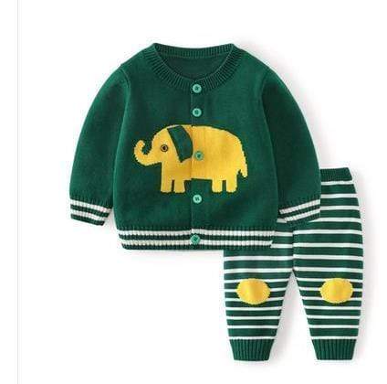 Elephant Print Sweater Suit - Image 7