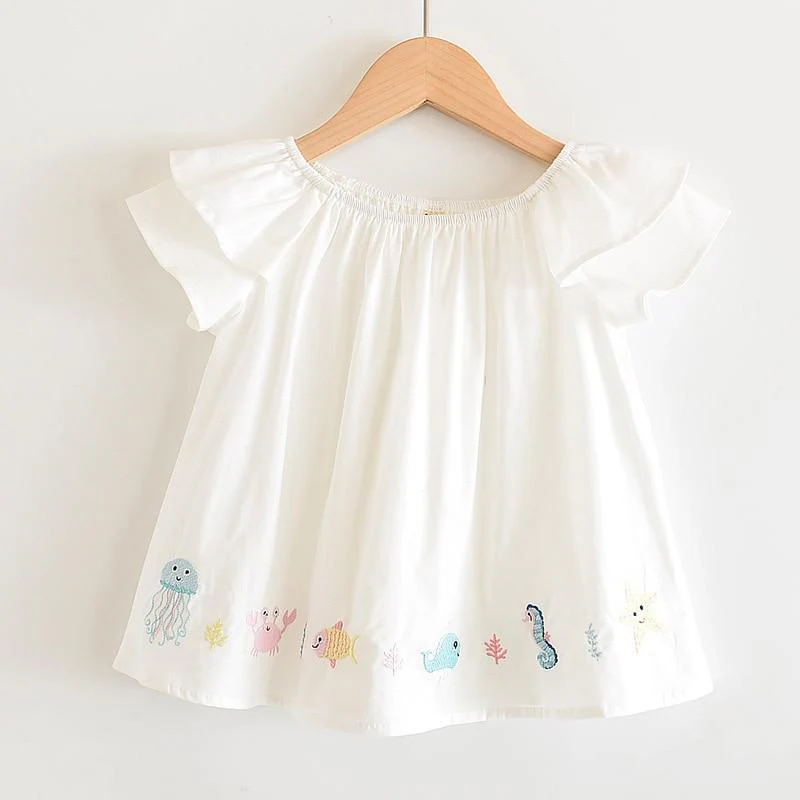 Embroidered Off-Shoulder Top - Image 7