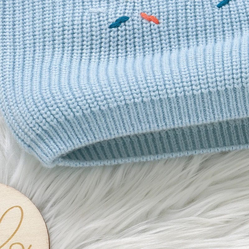 Embroidered One Birthday Sweater - Image 5