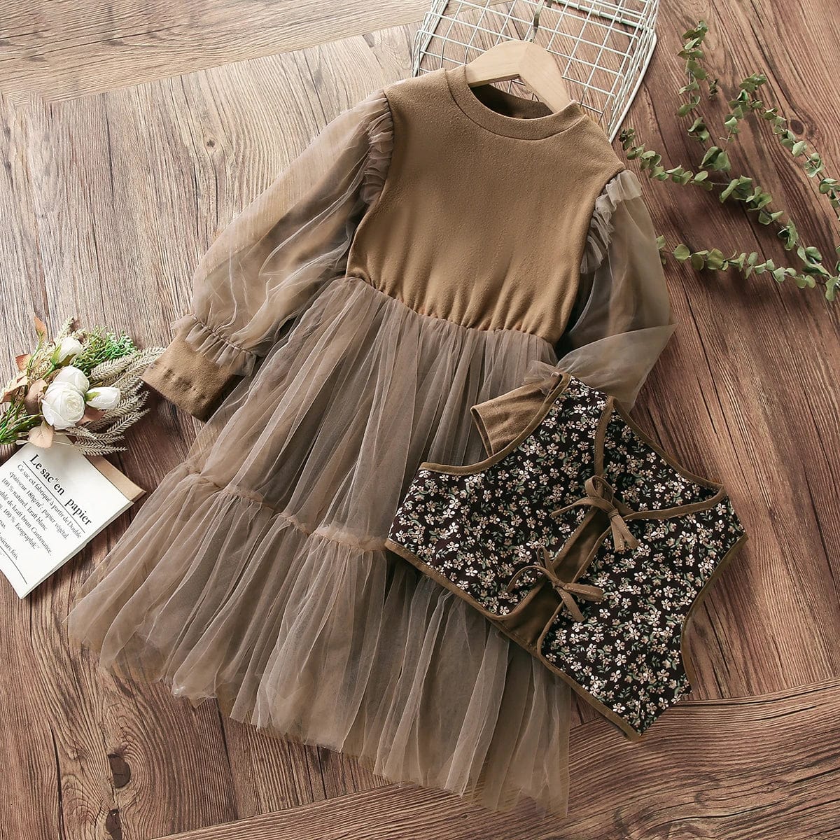 Enchanted Meadow Girls Dress - Image 3