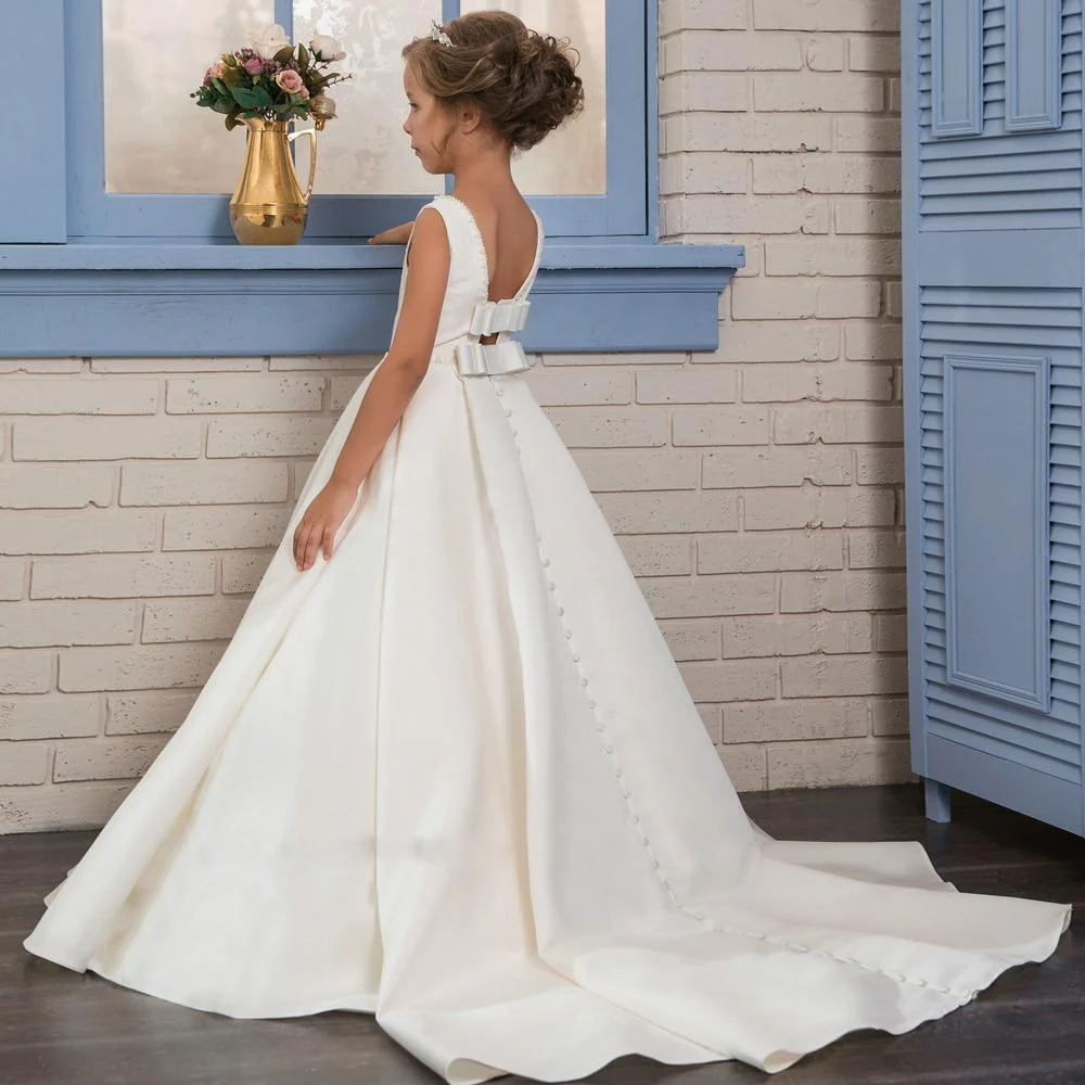 Fancy Flower Girl Dress - Image 5