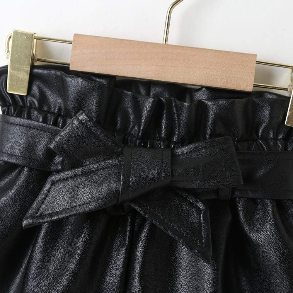 Faux Leather Shorts - Image 8