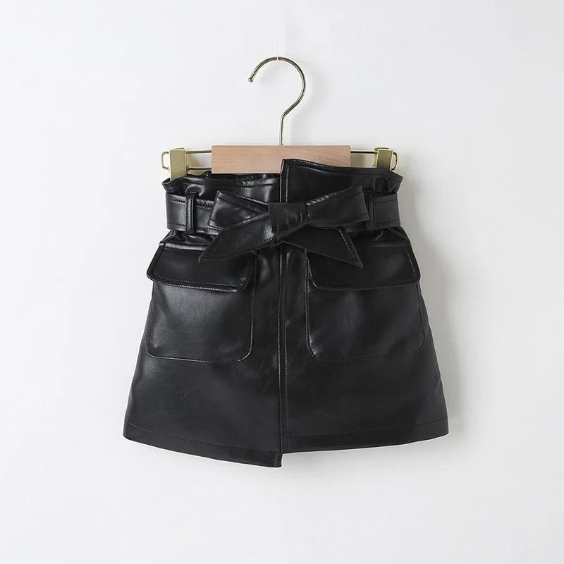 Faux Leather Skirt - Image 4