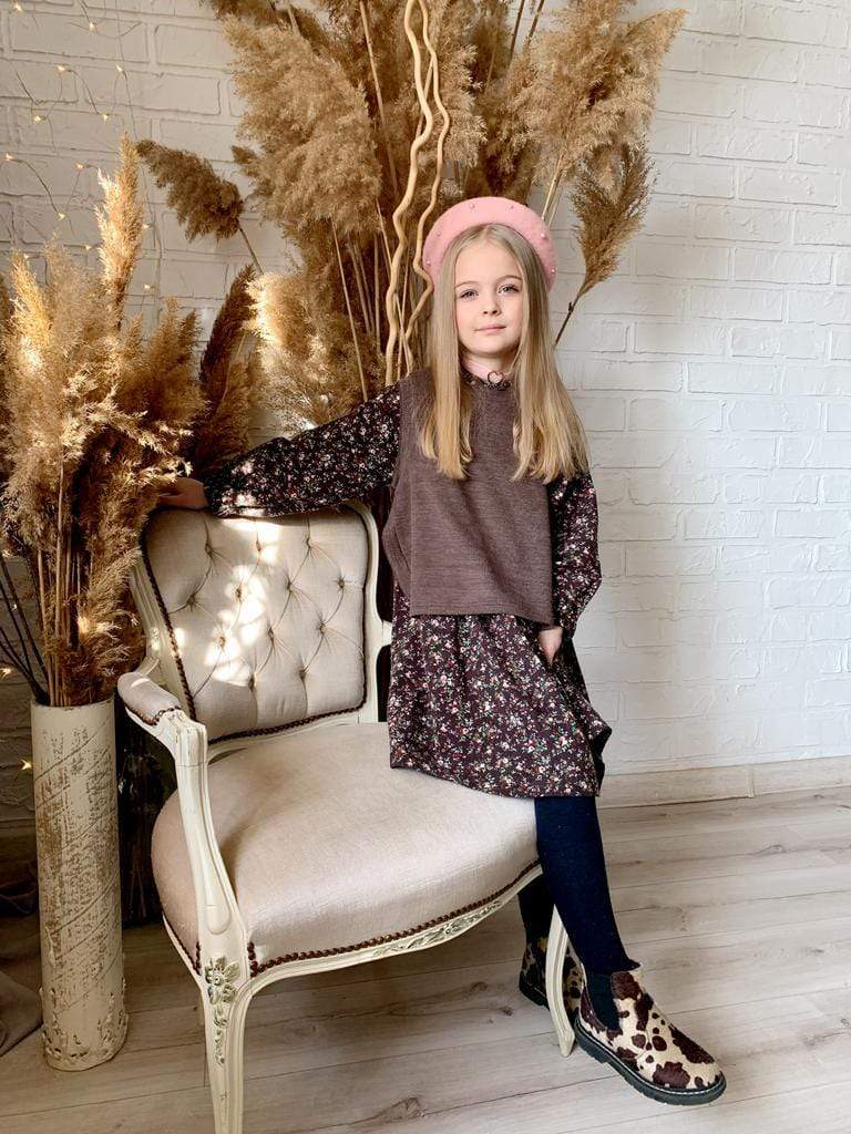Floral Dress and Vest Set - Image 4