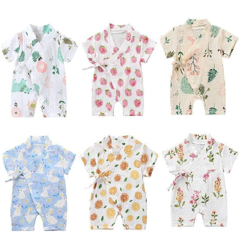 Floral Kimono Rompers - Image 8